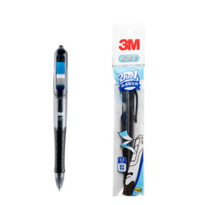 凑单品：3M 694-BL 抽取指示标签中性笔 0.5mm