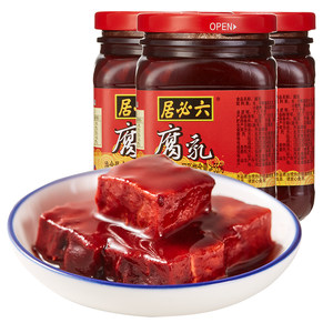中华老字号 六必居 红腐乳 340g*3瓶