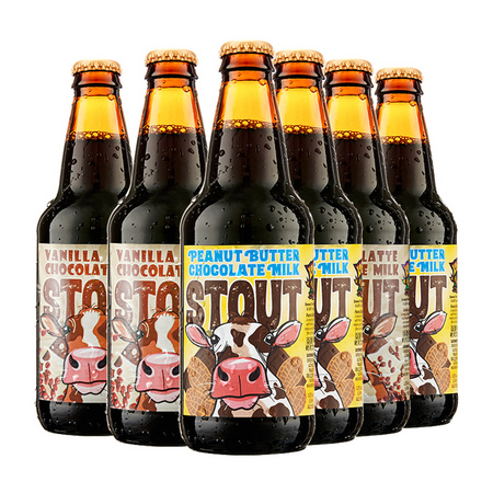 LOST COAST 迷失海岸 香草拿铁黑8精酿啤酒 六瓶装