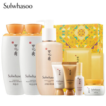 再降价：Sulwhasoo 雪花秀 滋盈肌本水乳护肤套装（润颜水125ml+润颜乳125ml+洁面 200ml+5件小样）