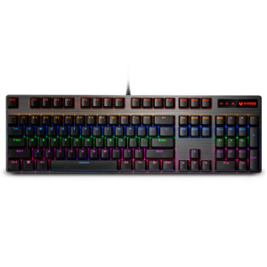 RAPOO 雷柏 Rapoo 雷柏 V500PRO 混光机械键盘 游戏键盘 茶轴