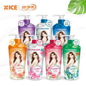 台湾 耐斯澎澎沐浴露 持久留香大容量家庭装 500g