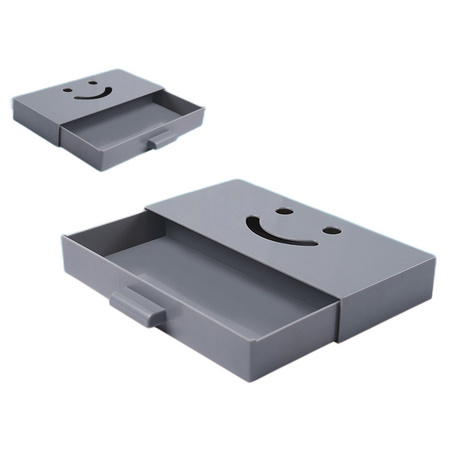 SCNDEWMY 隐藏桌底抽屉式收纳盒 免打孔 2个装