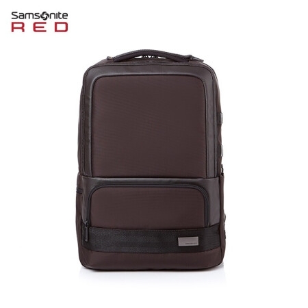 PLUS会员：Samsonite 新秀丽 15.6英寸电脑双肩包 深棕色