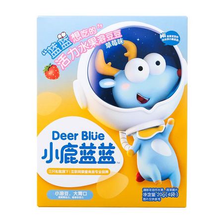 88VIP：小鹿蓝蓝 益生菌水果酸奶溶豆20g+ 伟嘉猫咪零食66g