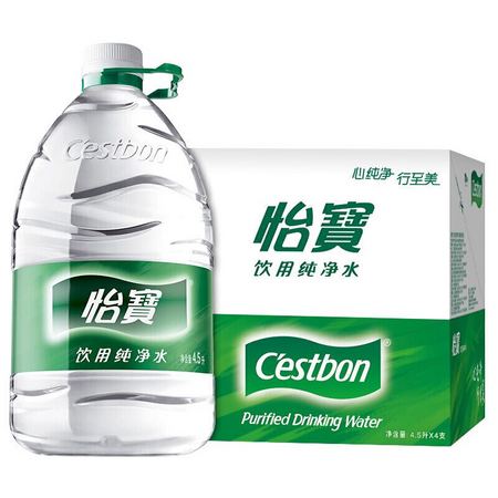 C'estbon 怡宝 饮用纯净水 4.5L*4桶