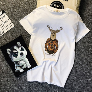 AUOOI 男士纯棉圆领短袖t恤 超过百万的4.9分好评