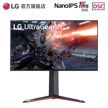 LG 乐金 27GN950 27英寸显示器（3840×2160、144Hz、135%sRGB、HDR600）