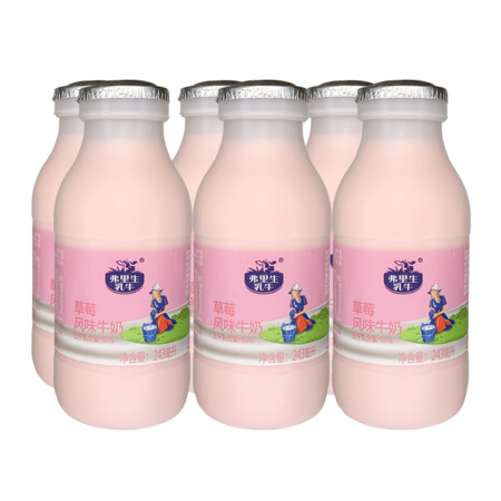 FRISIAN COW 弗里生乳牛 草莓牛奶 6瓶