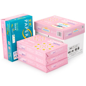 PaperOne 百旺 Asiasymbol 亚太森博 粉拷贝可乐 A4复印纸 70g 500张/包 5包装
