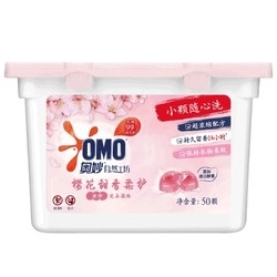 聚划算百亿补贴：OMO 奥妙 樱花柔护洗衣凝珠 50颗