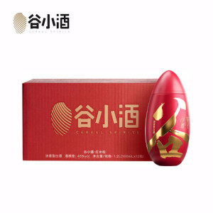 谷小酒 红米粒 45度浓香型白酒 100ml*12瓶 整箱装 149元吃货价 赠