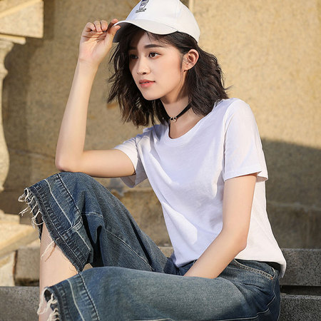 恋蔻 5002 女士竹节棉T恤
