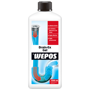 德国进口 WEPOS 强效管道疏通液 3秒速通 1L 不伤管道