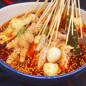 送竹签第二件半价 钵钵鸡冒菜麻辣烫火锅料