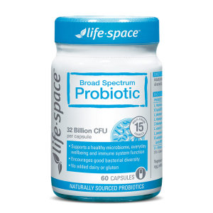 澳洲进口 Life Space 益生菌粉胶囊 60粒 调理肠胃改善便秘