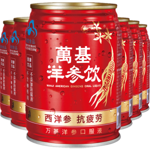 万基 西洋参口服液饮品 功能饮料 245ml*12瓶 抗疲劳补元气