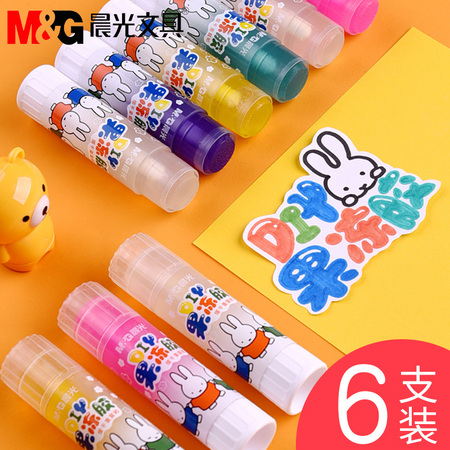 M&G 晨光 果冻DIY固体胶 6支装