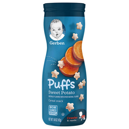 陪伴计划专享：Gerber 嘉宝 宝宝零食 甜薯味 星星米饼 42g