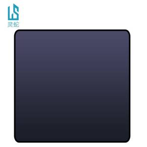 灵蛇 （LINGSHE）鼠标垫 家用办公游戏鼠标垫小号 精密包边防滑可水洗P01黑色
