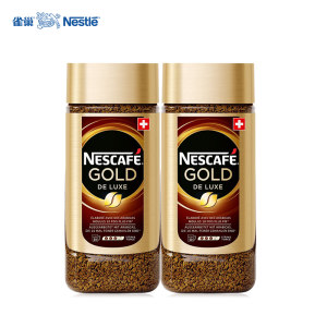 瑞士原装进口 雀巢 金牌无糖纯咖啡 100g*2罐 现磨咖啡口感 113元61预售价