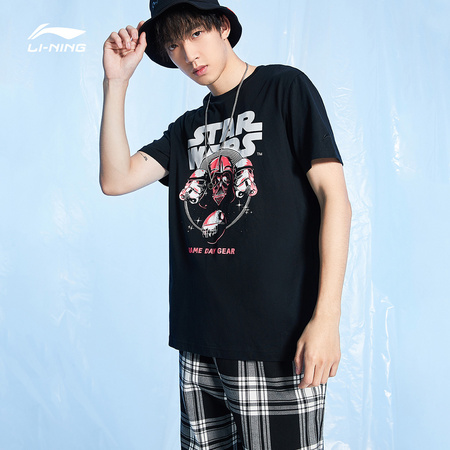 LI-NING 李宁 迪士尼联名 AHSQ459 男士短袖T恤