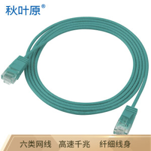 CHOSEAL 秋叶原 QS5161GT3 千兆网络线 绿色 3米