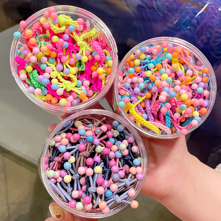 童话里的小松鼠 可爱儿童发圈 20个