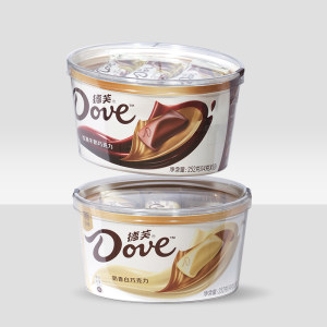 德芙 经典巧克力 252g*2碗