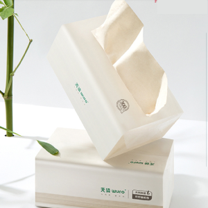 无染 食品级竹浆本色抽纸 3层*100抽*32包 抑菌率98%