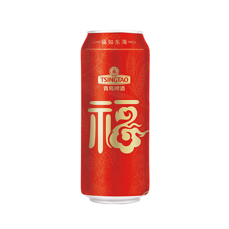 PLUS会员：TSINGTAO 青岛啤酒 福禧双至 500ml*12听