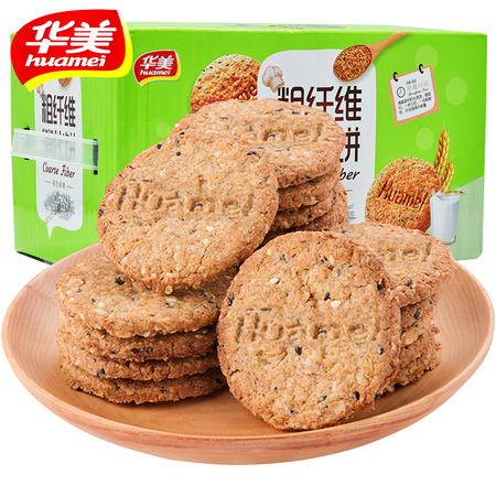 Huamei 华美 粗粮饼干 1500g整箱