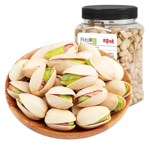 百草味 原色无漂白 盐焗味开心果 500g/罐
