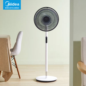 美的 SAD30EB 9档风速 智能感温遥控落地扇 风随温变