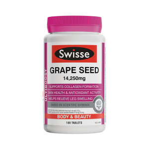 澳洲进口 Swisse 葡萄籽精华片 180粒 美白淡斑