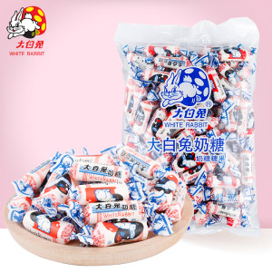 大白兔 原味奶糖 500g 27.8元包邮