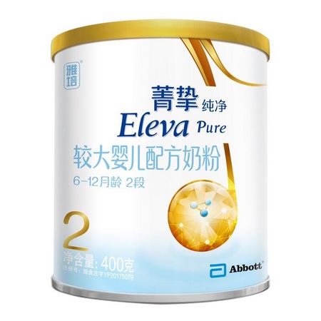亲子会员专享：Eleva 菁挚 婴幼儿配方奶粉 2段 400g