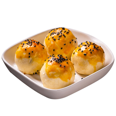 吴玉源 蛋黄酥 网红雪媚娘咸海鸭蛋麻薯 6枚