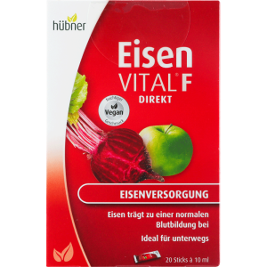 德国百年有机品牌 Huebner EV 补铁补血口服液 10ml*20条