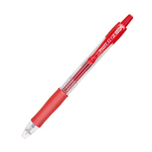 PILOT 百乐 BL-G2-38 中性笔红色 0.38mm 单支装