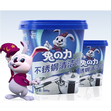 兔の力 兔之力 不锈钢清洁膏 500g