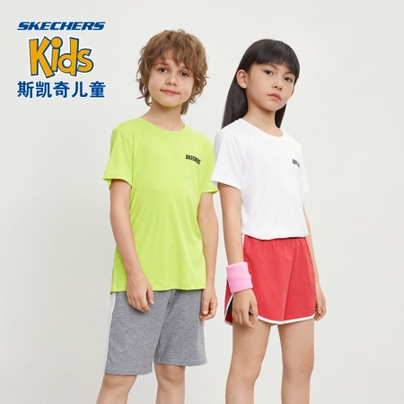 SKECHERS 斯凯奇 男童短袖T恤
