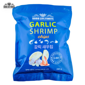 韩国进口 趣莱福 蒜味虾片 240g
