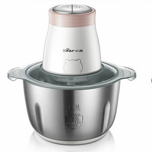 小熊 多功能 不锈钢绞肉机 2L