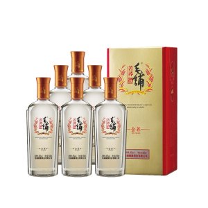 劲酒旗下 毛铺 金荞 42度苦荞白酒 500ml*6瓶 含3礼袋 428元狂欢价