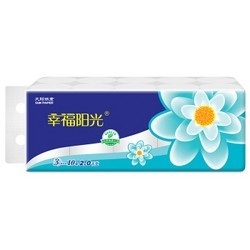 幸福阳光 太阳花系列 卷纸 3层*200g*10卷
