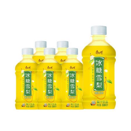 康师傅 冰糖雪梨 330ml*6瓶