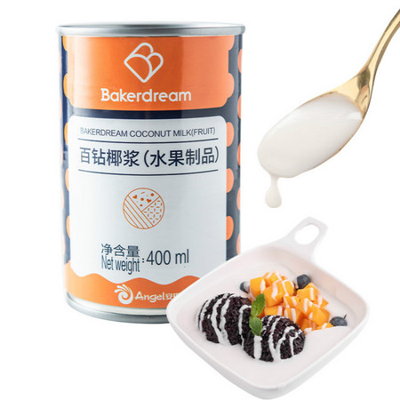 Bakerdream 百钻 椰浆 水果制品 400ml