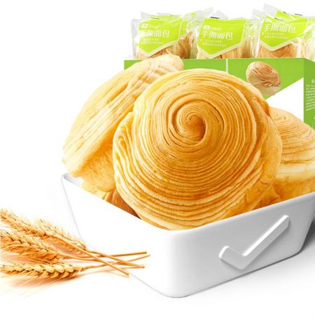 88VIP、有券的上：liangpinpuzi 良品铺子 手撕面包 1.05kg