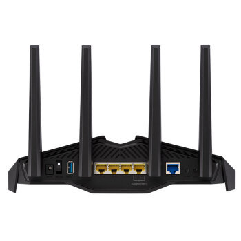 88VIP：ASUS 华硕 RT-AX82U 双频5400M 千兆Mesh无线家用路由器 WiFi 6 单个装 黑色